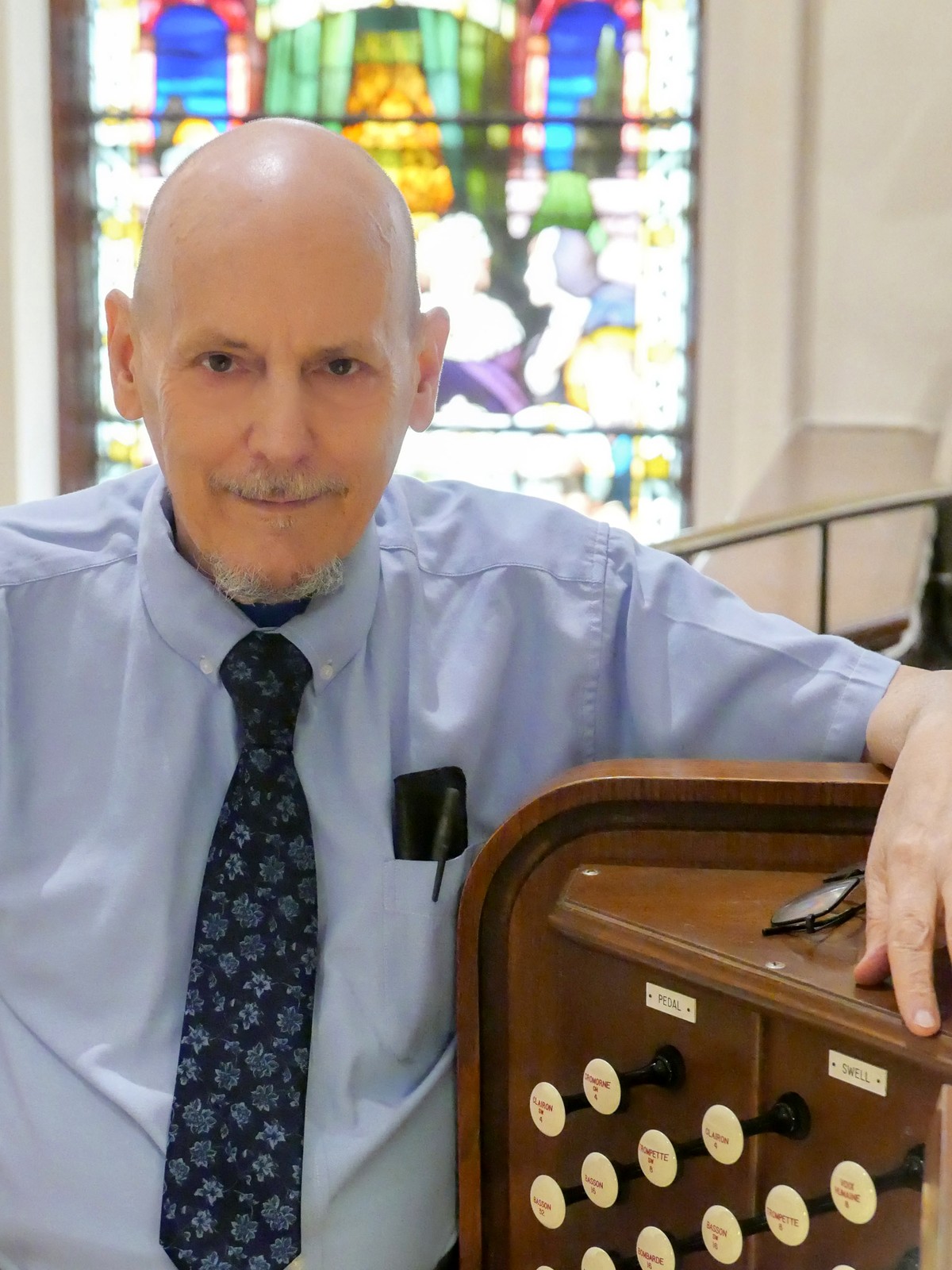Professional portrait of Nick Martellacci, Organist and Director of Sacred Music